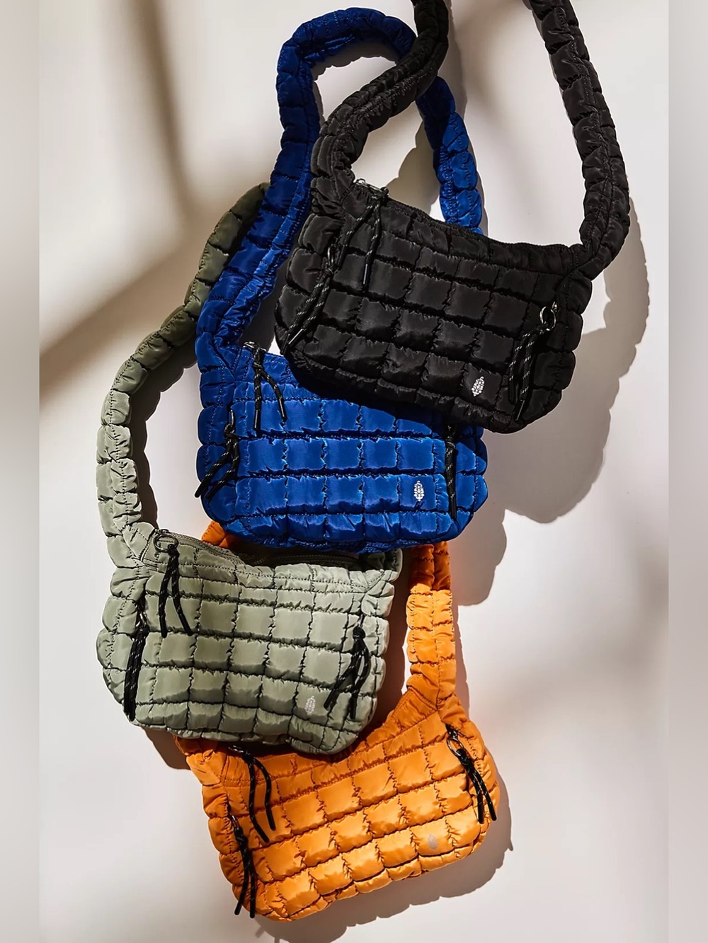 NWT FREE PEOPLE MOVEMENT Quilted Baby Carryall Sling Bag | Sage Stone MSRP $58 - Picture 5 of 12